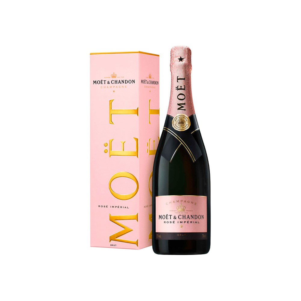Вино MOET&Chandon Rose Imperial in giftbox игристое розовое сухое 0.75L