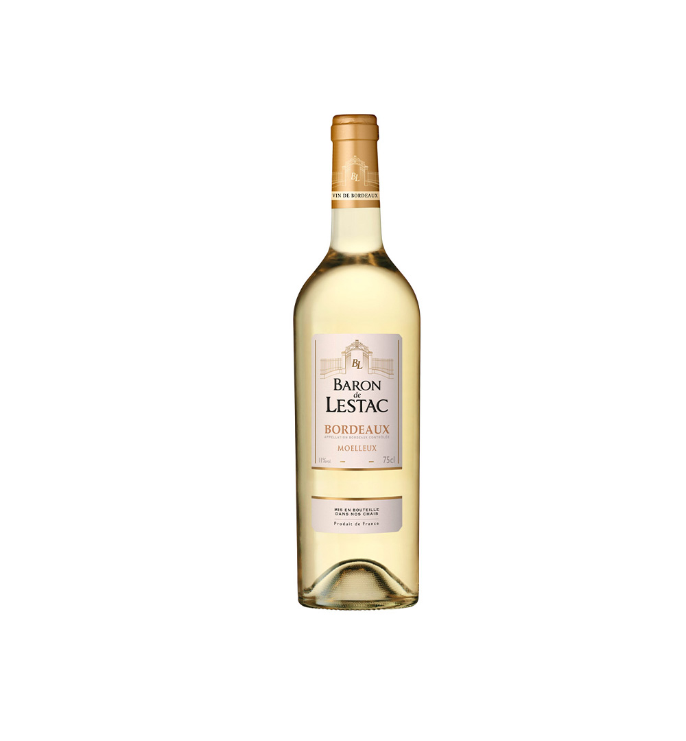 Вино Baron de Lestac Bordeaux Blanc бел/сухое 0.75L