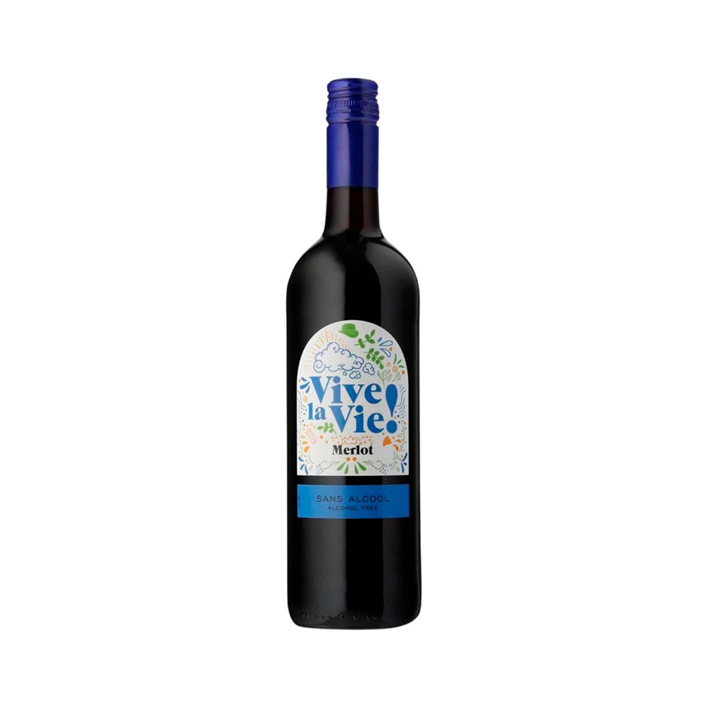 Вино Vive La Vie Merlot безалкогольное красное сладкое 0.7L