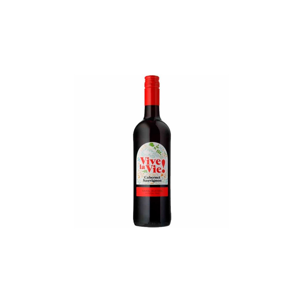 Вино Vive La Vie Cabernet Sauvignon сладкое красное безалкогольное 0,75L