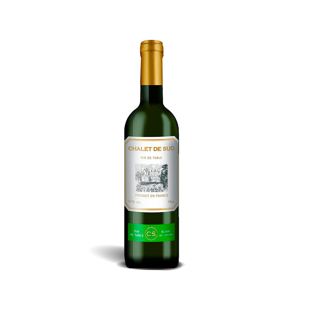 Вино Chalet de Sud бел/псладкое 0.75L