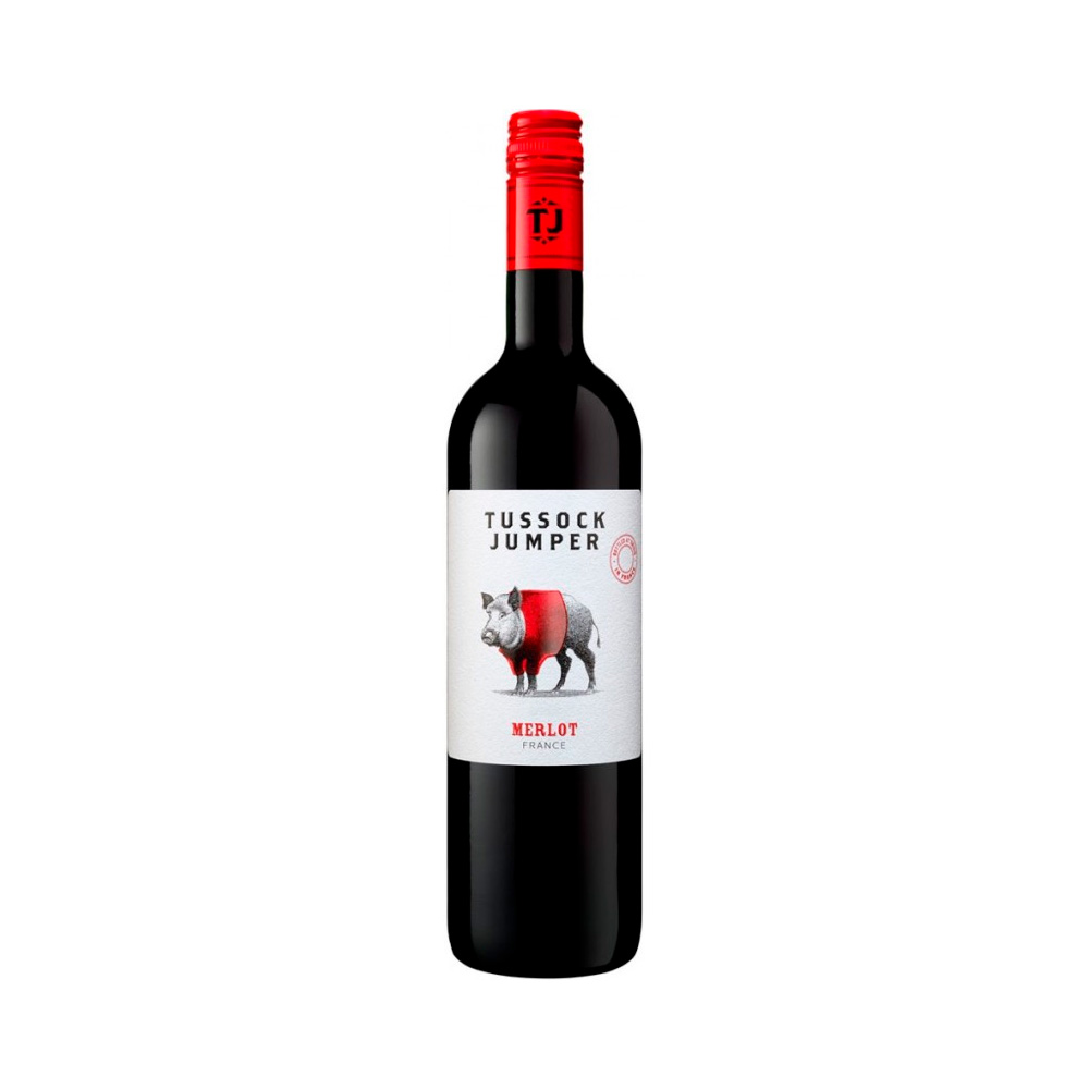 Вино Tussock Jumper Merlot красное сухое 0.75L