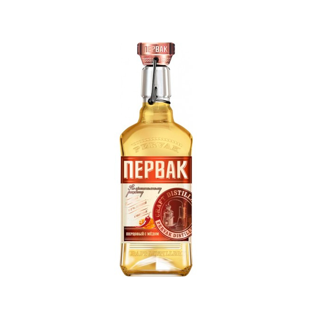 Водка Первак Перцовый с мёдом 0.50