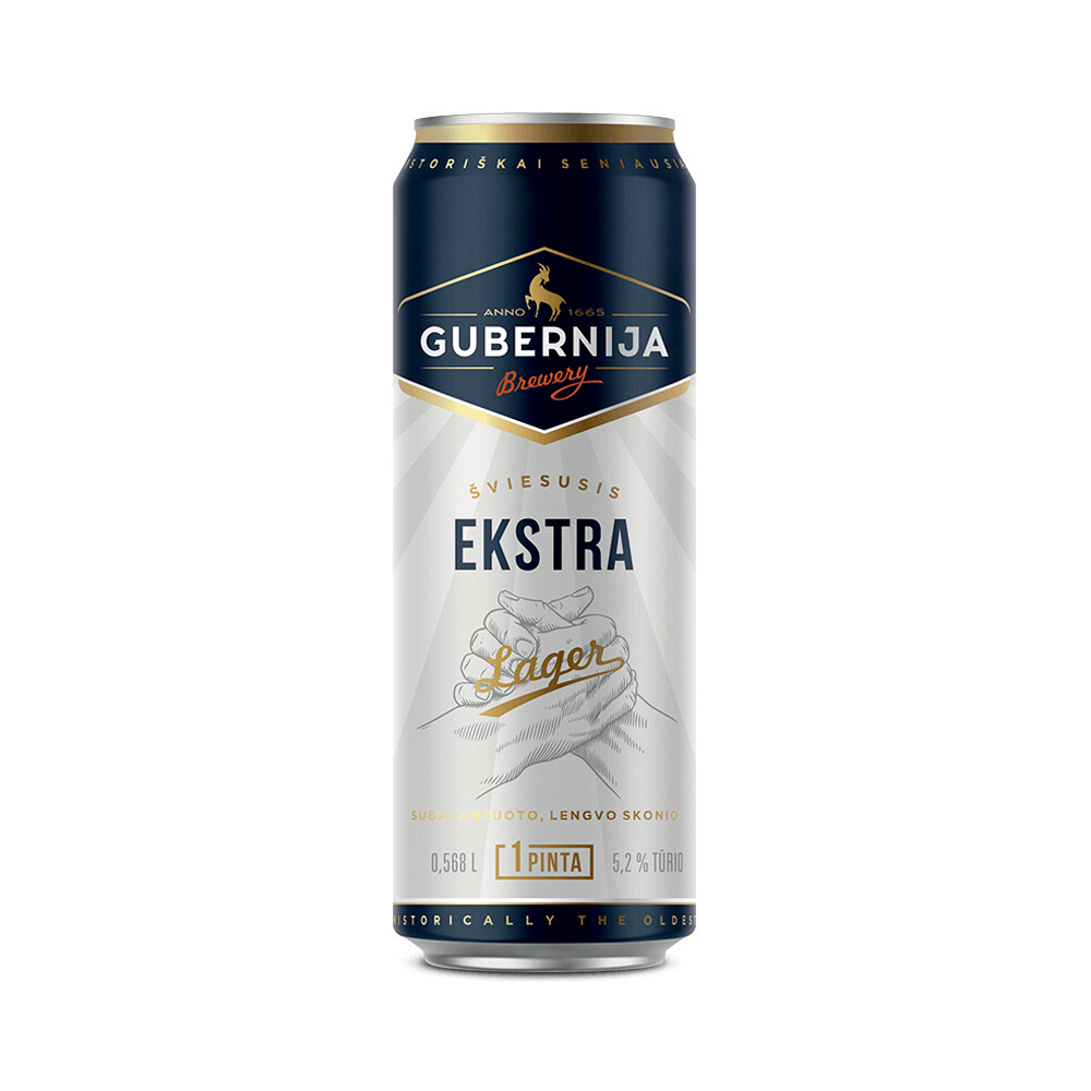 Пиво GUBERNJA EKSTRA LAGER 0.5