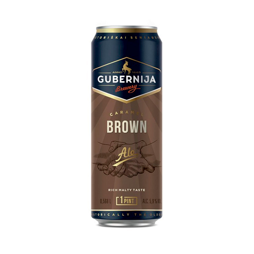 Пиво GUBERNIJA BROWN ALE 0.5