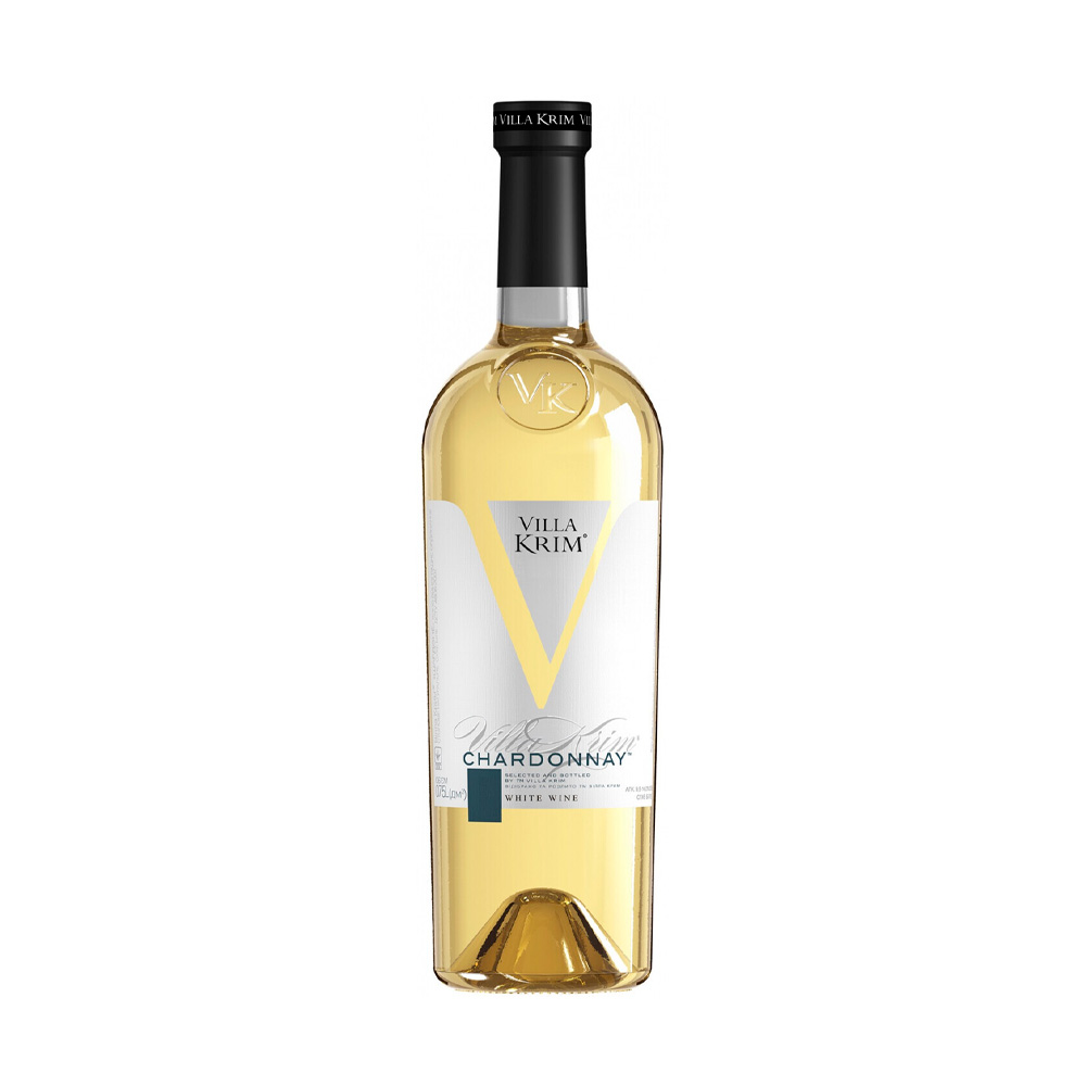 вино Villa Krim chardonnay белое сухое  0.7L