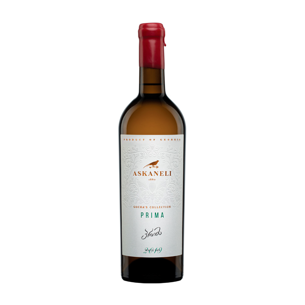 Вино Askaneli Prima Rkatsiteli Chardonnay белое сухое 0.75L