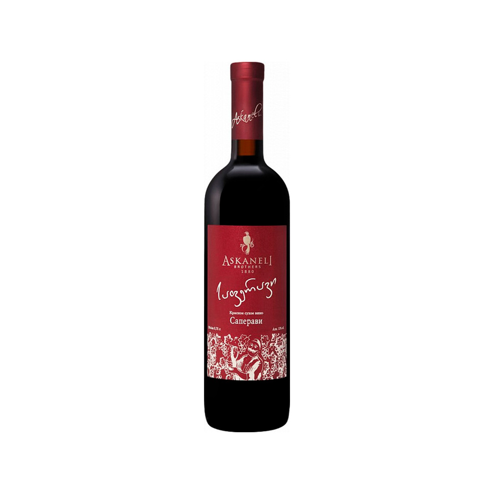 Вино Askaneli Saperavi красное сухое 0.75L