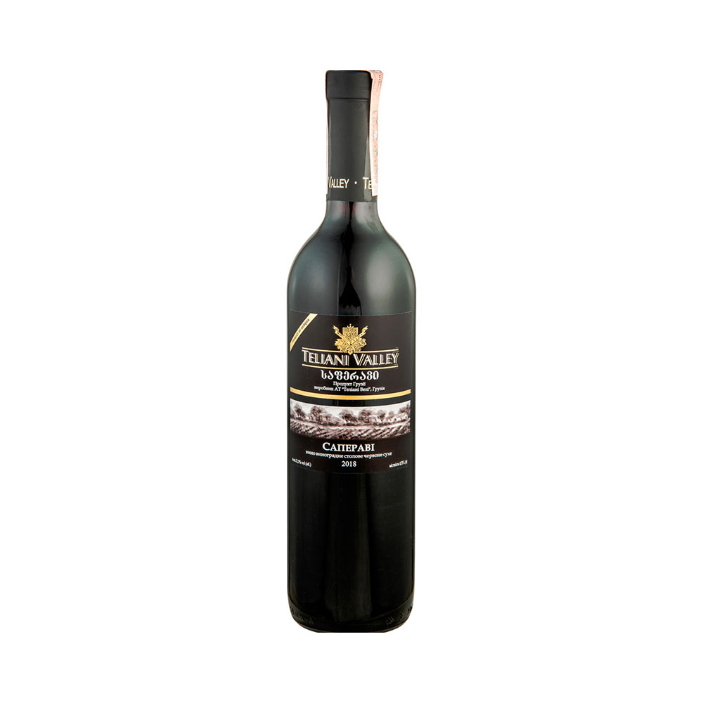 Вино Teliani Valley Saperavi красное сухое 0,75L