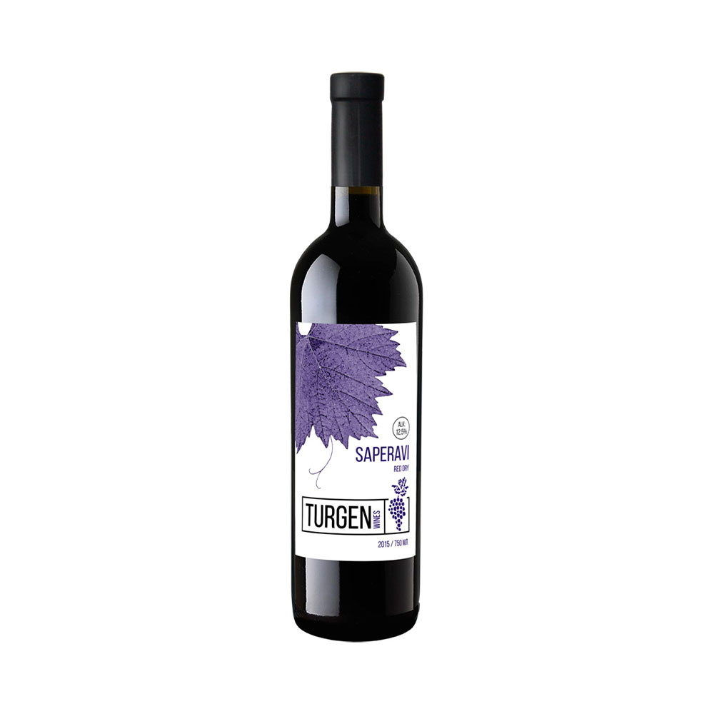 Вино Turgen Silver-Saperavi красное полусладкое 0,75L