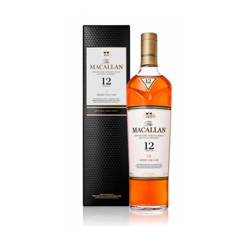 Виски Macallan Sherry Oak 12Y.O. 0.70L