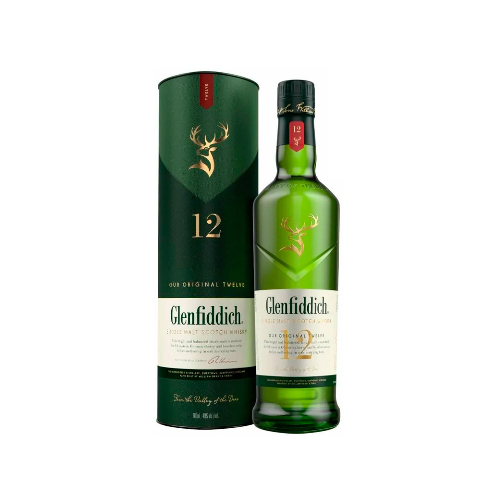 Виски Glenfiddich 12 Y.O. in tube 0.05L