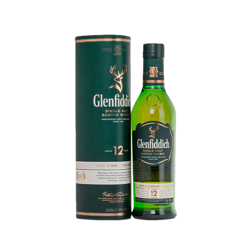 Виски Glenfiddich 12 Y.O 0.5L