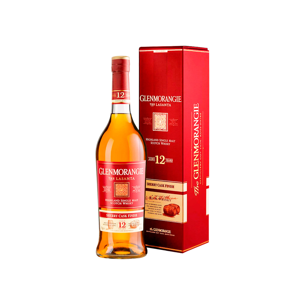 Виски Glenmorangie Lasanta 12 Y.O in giftbox 0.70L