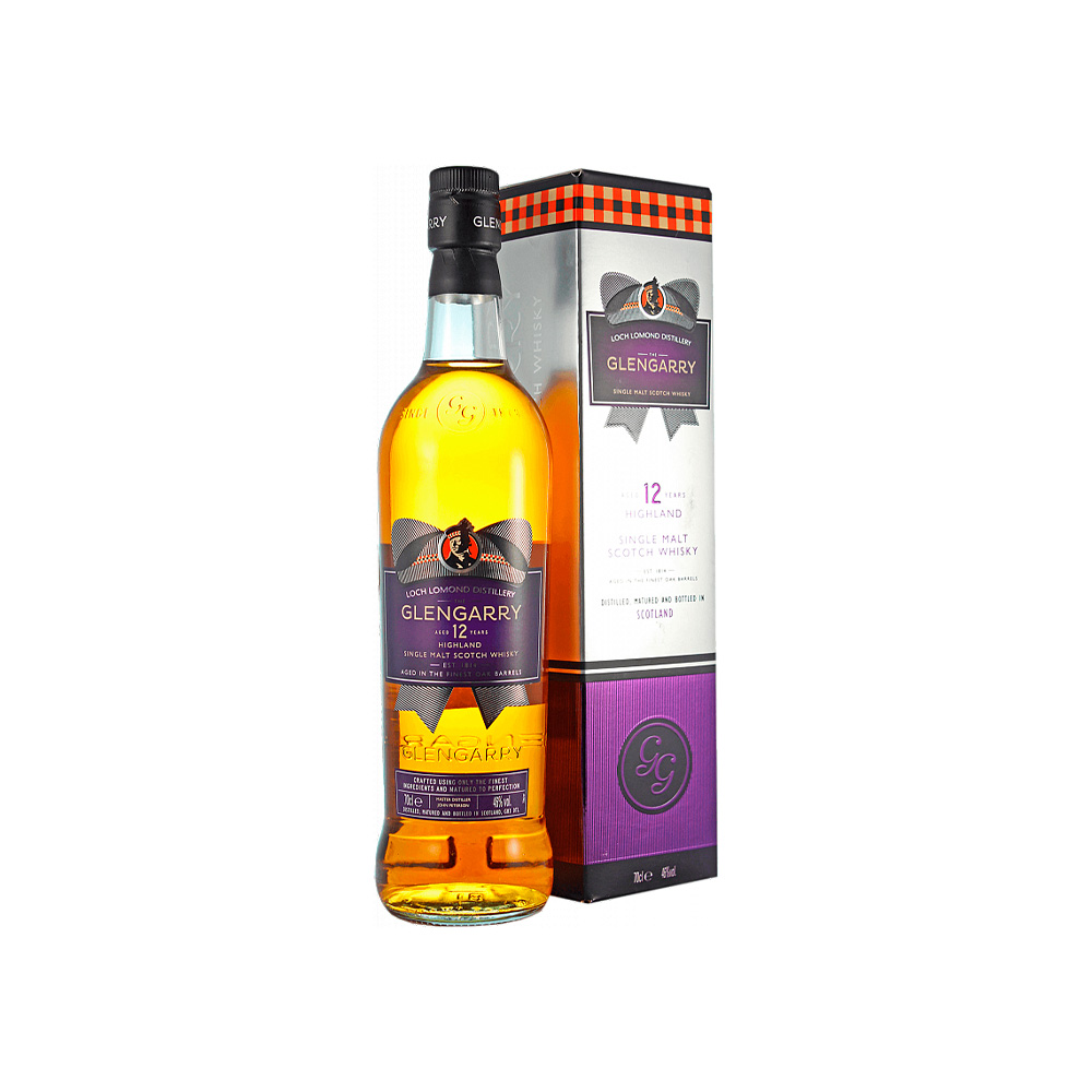 Виски Glengarry 12 Y.O. Single malt scotch whisky in box 0.7L