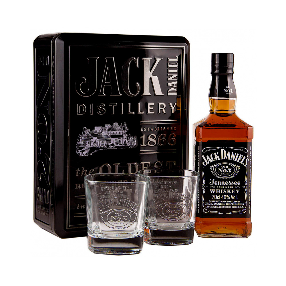 Виски Jack Daniel&rsquo;s Metal Box 0.7L