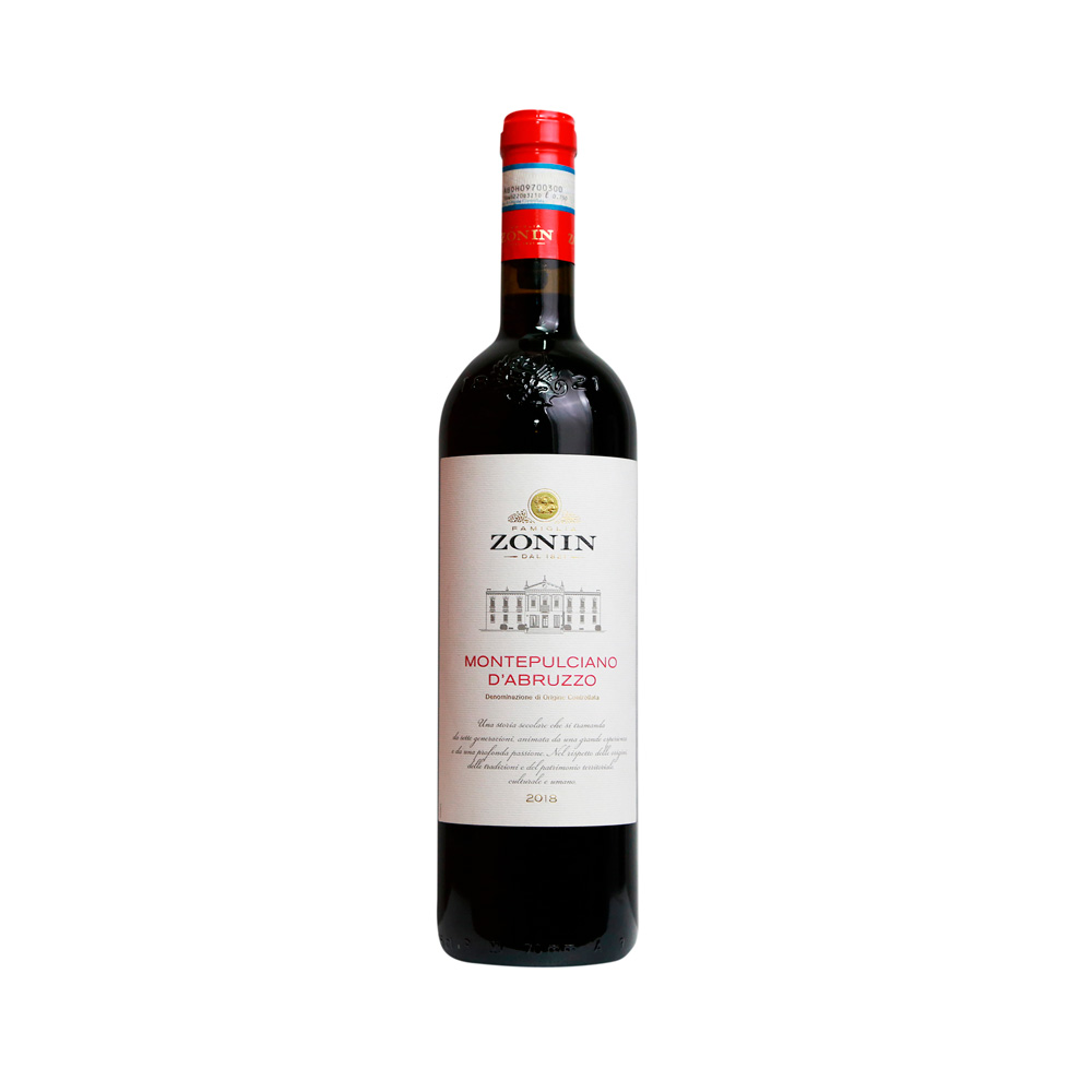 Вино Zonin Montepulciano d`Abruzzo красное сухое 0.75L