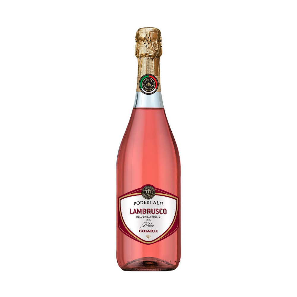 Вино Mirabello Lambrusco Dell`Emilia Rosato игристое розовое полусладкое 0.75L