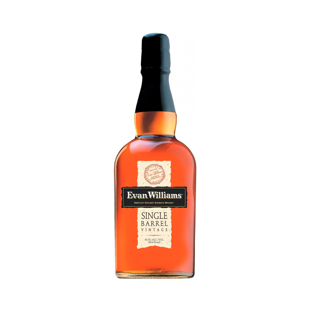 Виски Evan Williams SINGLE BARREL Bourbon 43.3% 0.75L